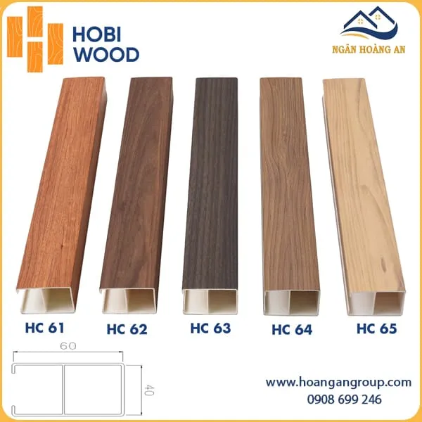 Trần Nan Nhựa Giả Gỗ Hobi Wood 40x60 HT64
